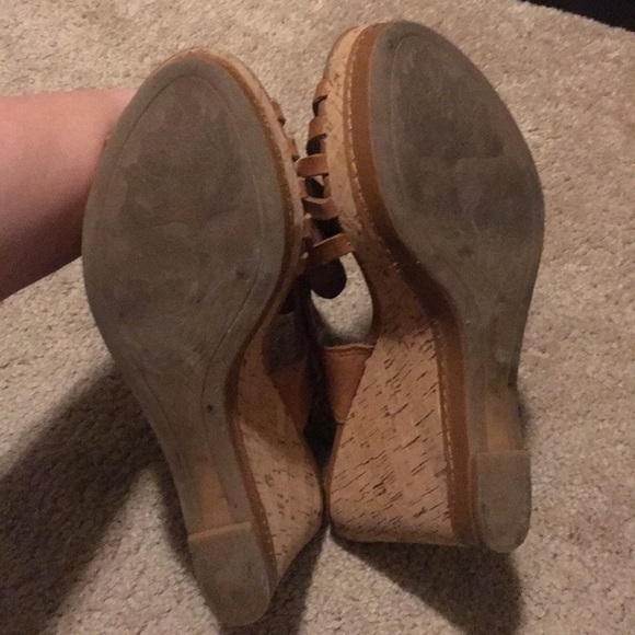 Franco Sarto Light Brown Wedges - Picture 8 of 8